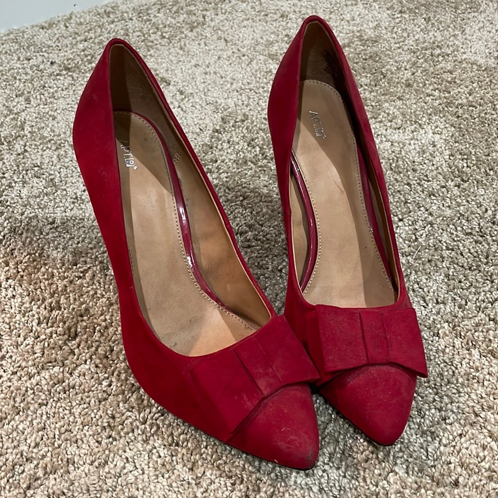 Red high heels